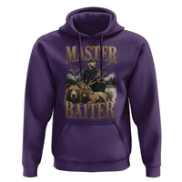 Hunting Lovers Dad Gift Hoodie Master Baiter - Wonder Print Shop