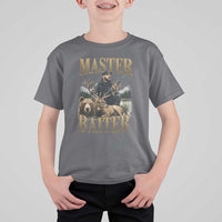 Hunting Lovers Dad Gift T Shirt For Kid Master Baiter - Wonder Print Shop