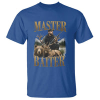 Hunting Lovers Dad Gift T Shirt Master Baiter - Wonder Print Shop