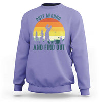 Putt Around And Find Out Sweatshirt Funny Golf Player Gift - Wonder Print Shop