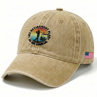 My Retirement Plan Is On Course Washed Cotton Baseball Cap Retired Golfer Gift