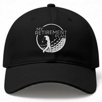 Funny Retirement Golf Baseball Cap Saying Golfing Gift