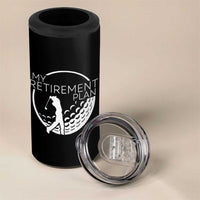 Funny Retirement Golf 4 in 1 Can Cooler Tumbler Saying Golfing Gift - Wonder Print Shop