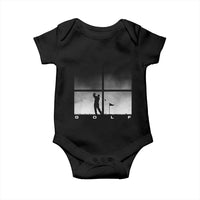 Gift For Sports Lover Baby Onesie Retro Golf Silhouette Art - Wonder Print Shop