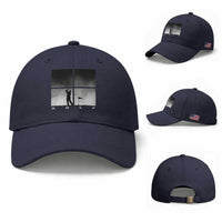Gift For Sports Lover Baseball Cap Retro Golf Silhouette Art