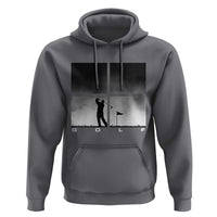 Gift For Sports Lover Hoodie Retro Golf Silhouette Art - Wonder Print Shop