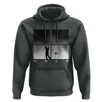 Gift For Sports Lover Hoodie Retro Golf Silhouette Art - Wonder Print Shop