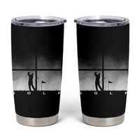 Gift For Sports Lover Tumbler Cup Retro Golf Silhouette Art - Wonder Print Shop