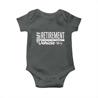 My Retirement Vehicle Golf Cart Baby Onesie Funny Retired Plan - Wonder Print Shop