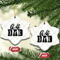 Golf Dad Ceramic Ornament Gift For Sport Lover - Wonder Print Shop
