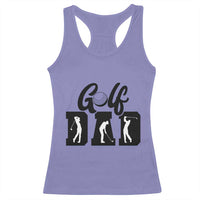 Golf Dad Racerback Tank Top Gift For Sport Lover - Wonder Print Shop