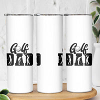 Golf Dad Skinny Tumbler Gift For Sport Lover - Wonder Print Shop