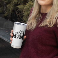 Proud Golf Mom Lifestyle Tumbler Cup Sports Gift Idea - Wonder Print Shop