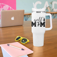 Proud Golf Mom Lifestyle Tumbler With Handle Sports Gift Idea - Wonder Print Shop