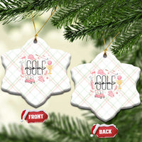 Golf Mom Life Proud Ceramic Ornament Sports Lover Gift - Wonder Print Shop