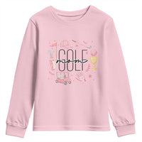 Golf Mom Life Proud Youth Sweatshirt Sports Lover Gift - Wonder Print Shop