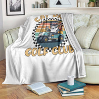 Cat Dad Golf Club Throw Blanket Funny Sports Lover Gift - Wonder Print Shop