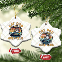 Cat Dad Golf Club Ceramic Ornament Funny Sports Lover Gift - Wonder Print Shop