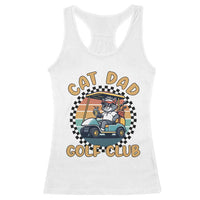 Cat Dad Golf Club Racerback Tank Top Funny Sports Lover Gift - Wonder Print Shop