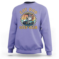 Cat Dad Golf Club Sweatshirt Funny Sports Lover Gift - Wonder Print Shop