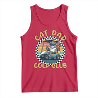 Cat Dad Golf Club Tank Top Funny Sports Lover Gift - Wonder Print Shop