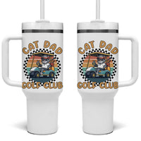 Cat Dad Golf Club Tumbler With Handle Funny Sports Lover Gift - Wonder Print Shop