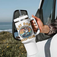 Cat Dad Golf Club Tumbler With Handle Funny Sports Lover Gift - Wonder Print Shop