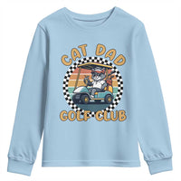 Cat Dad Golf Club Youth Sweatshirt Funny Sports Lover Gift - Wonder Print Shop