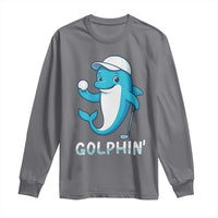 Golphin Dolphin Pun Long Sleeve Shirt Funny Golf Gift - Wonder Print Shop