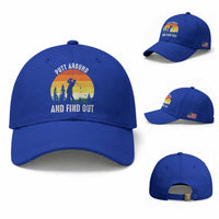 Funny Golf Quote Baseball Cap Putt Around And Find Out
