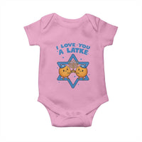 Funny Hanukkah Baby Onesie I Love You A Latke Gift - Wonder Print Shop
