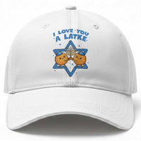 Funny Hanukkah Baseball Cap I Love You A Latke Gift