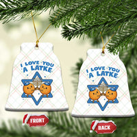 Funny Hanukkah Ceramic Ornament I Love You A Latke Gift - Wonder Print Shop
