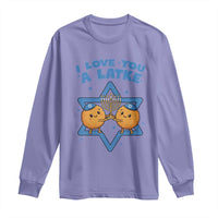 Funny Hanukkah Long Sleeve Shirt I Love You A Latke Gift - Wonder Print Shop