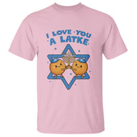 Funny Hanukkah T Shirt I Love You A Latke Gift - Wonder Print Shop