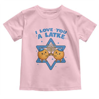 Funny Hanukkah Toddler T Shirt I Love You A Latke Gift - Wonder Print Shop