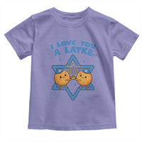 Funny Hanukkah Toddler T Shirt I Love You A Latke Gift - Wonder Print Shop