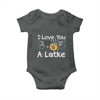 I Love You A Latke Baby Onesie Funny Hanukkah Gift For Latke Lover - Wonder Print Shop