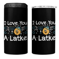 I Love You A Latke 4 in 1 Can Cooler Tumbler Funny Hanukkah Gift For Latke Lover - Wonder Print Shop