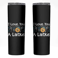 I Love You A Latke Skinny Tumbler Funny Hanukkah Gift For Latke Lover - Wonder Print Shop