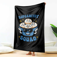 Hanukkah Sufganiyot Squad Throw Blanket Funny Jelly Donut Jewish Gift - Wonder Print Shop