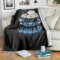 Hanukkah Sufganiyot Squad Throw Blanket Funny Jelly Donut Jewish Gift - Wonder Print Shop