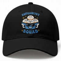 Hanukkah Sufganiyot Squad Baseball Cap Funny Jelly Donut Jewish Gift