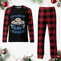 Hanukkah Sufganiyot Squad Plaid Pajama Set Funny Jelly Donut Jewish Gift - Wonder Print Shop