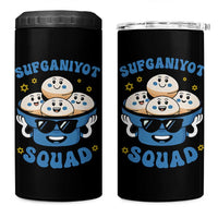Hanukkah Sufganiyot Squad 4 in 1 Can Cooler Tumbler Funny Jelly Donut Jewish Gift - Wonder Print Shop
