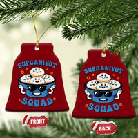 Hanukkah Sufganiyot Squad Ceramic Ornament Funny Jelly Donut Jewish Gift - Wonder Print Shop