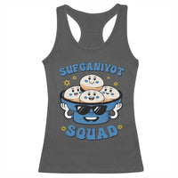 Hanukkah Sufganiyot Squad Racerback Tank Top Funny Jelly Donut Jewish Gift - Wonder Print Shop
