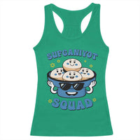 Hanukkah Sufganiyot Squad Racerback Tank Top Funny Jelly Donut Jewish Gift - Wonder Print Shop