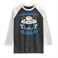 Hanukkah Sufganiyot Squad Raglan Shirt Funny Jelly Donut Jewish Gift - Wonder Print Shop