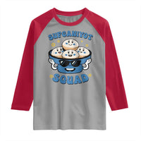Hanukkah Sufganiyot Squad Raglan Shirt Funny Jelly Donut Jewish Gift - Wonder Print Shop